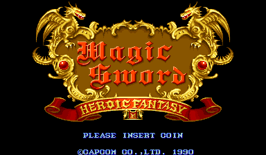 Magic Sword: Heroic Fantasy (World 900725) Title Screen